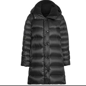 Burberry Kington Archive Logo Down Hooded Coat